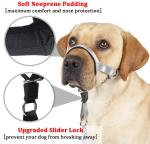 Dog over the nose dog lead Head Collar Halter with Safety Strap