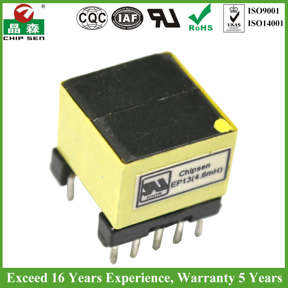 EP Series High Frequency Transformer Manufacturers 8 Pin Wired Toplogy Rectangle 220v to 12v