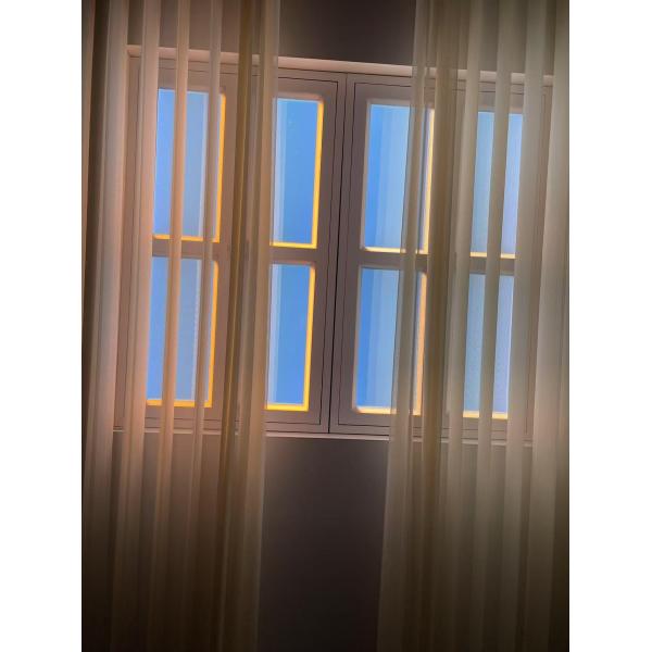 Home Electricity Powered Fake Window Light CRI RA 95 and Wall Mounting Installation for Lighting