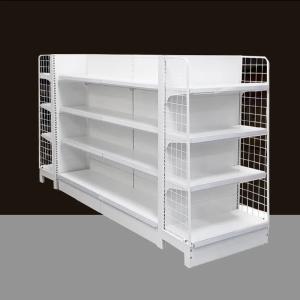 China Deluxe Style Medium Size Metal Gondola Shelving Display Shelf factory