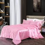 100 Mulberry Silk Fitted Sheet Double Satin 4PC Bedding Set 20×36 Inch