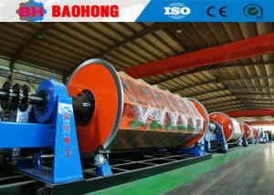 China Red Rigid Frame Stranding Machine Of Power Cable Taping Head factory