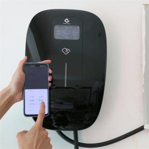 China 60Hz Portable 220V EV Charger , LCD Screen Fast Charging EV Station factory