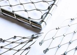 China Non Rusting Steel Cable Mesh Balustrade Fencing Handrail Infill factory