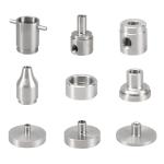 Micro Machining CNC Spare Parts , Aluminium Brass Metal Milling Parts