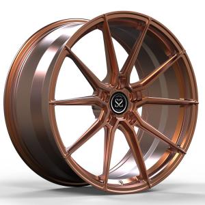 China 19 20inch Rotiform Polish 2 Piece Forged Wheels 6061-T6 Alloy factory