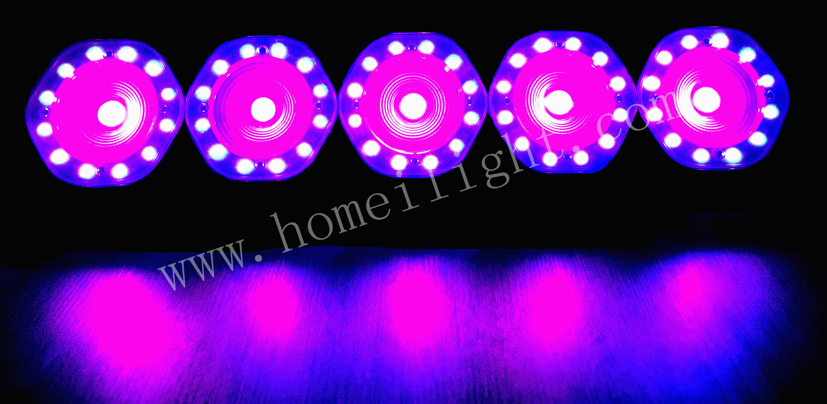 Portable LED Wall Washer Light Aluminum 5pcs 30W LED Matrix Light 5 Eyes