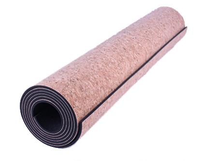 Hot Wholesale Eco-Friendly Absorbent Fashion Anti Slip Natural Cork Rubber Yoga