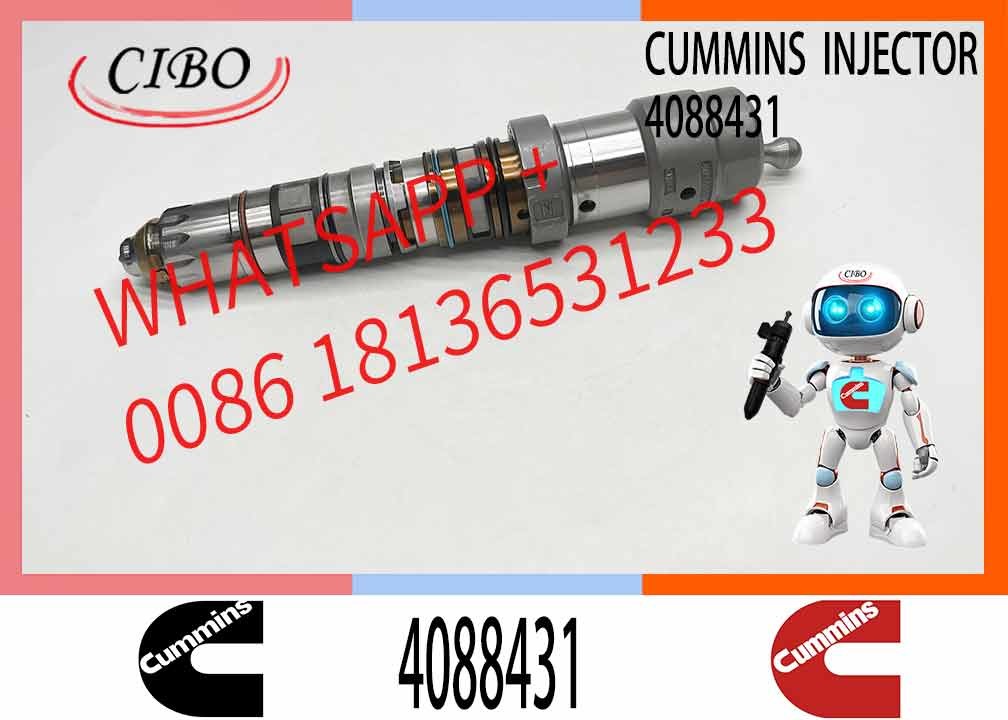 Construction Machinery Parts Common Rail Fuel Injector 4088431 For Cummins Engine Parts