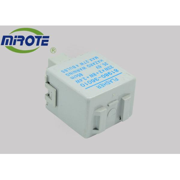 China Toyota Turn Signal 3 Terminals  Electronic Led Flasher , Adjustable Led Flasher 12V 81980-36060 factory