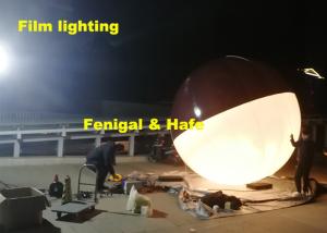 China Dimmable White 16cbm Helium Film Balloon Lights For Event Scene factory