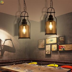 China Bedroom Nordic Iron Pendant Light Art Baking Paint E26 factory