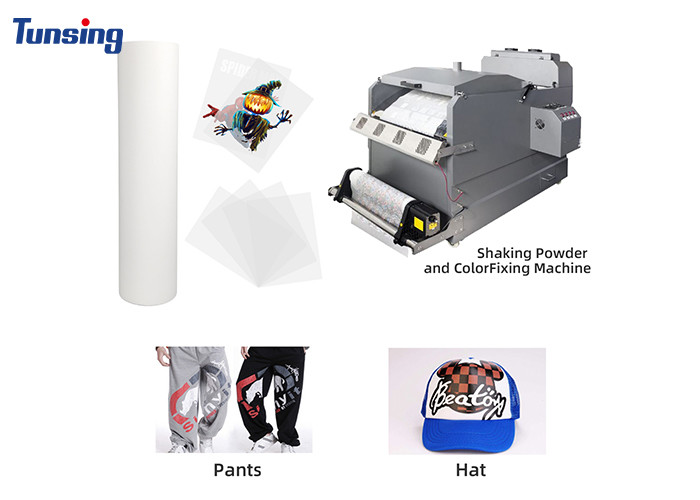 Fabric Printing 30cm 33cm 60cm PET Film Heat Transfer Print DTF Film Roll