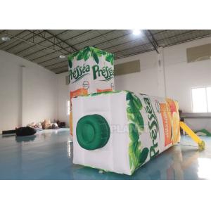 Orange Juice Drink Inflatable Advertising Bottle For Event