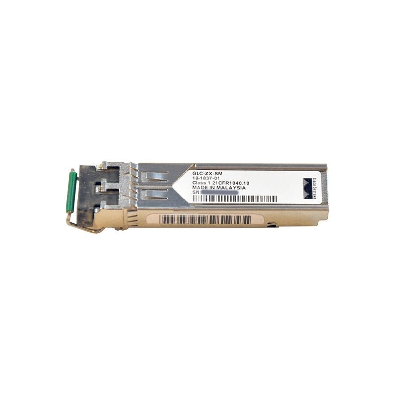 GLC-ZX-SM Pluggable Optical Module Compatible With Cisco operates on standard single-mode fiber-optic link spans of up to approximately 70 km in