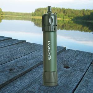 China Survival Gear Purifier Filtration Straw Personal Water Filter For Hiking Camping Travel And Emergency Preparedness factory