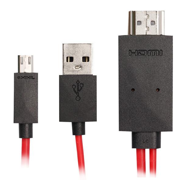 2 Meters MHL Micro USB to HDMI 1080P Cable For Android Phone Samsung Galaxy S5