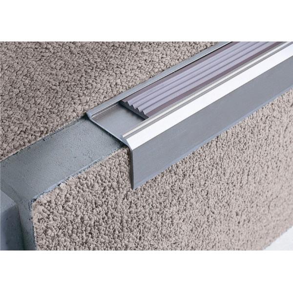 China Grace Surface Aluminum Carpet Trim Aluminium Stair Carpet Edge Strips factory