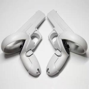 China 2021 New VR Game Gun Case Protective Cover Touch Controller Grip for Oculus Quest 2 Game Gun shell(1 pair) on sale