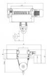 Special Alloy Steel Wire Rope Hoists WHL - C Two Drum Bucket Electrical Low