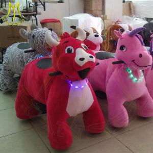 China Hansel amusement game machine walking kids ride on animal toy car factory