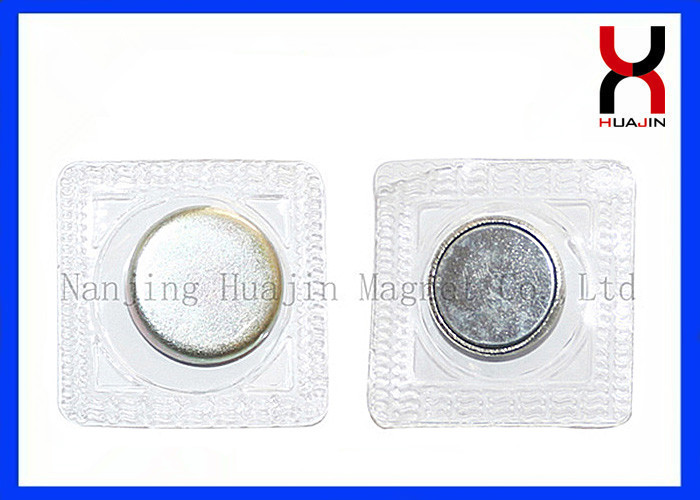 Round Magnetic Snap Buttons / Hidden Magnetic Closure With PVC , TPU Cover
