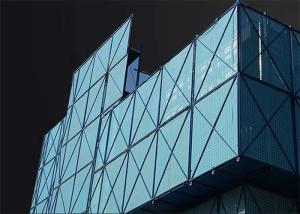 China Galvanized Steel High Rise Safety Screens Systems 1X2m Powder Coated factory