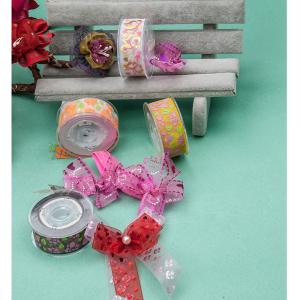 China Decoration Christmas Grosgrain Ribbon Wear Proof Damage Free Colorful factory