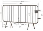 concert crowd control barrier