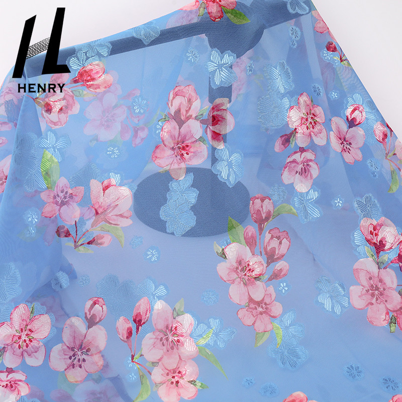 Custom Pattern Chiffon Fabric Print Mesh For Decoration Accessories