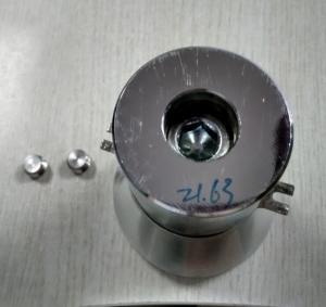 China 20K Stainless Steel Ultrasonic Piezoceramic Transducer 40K Frequency factory