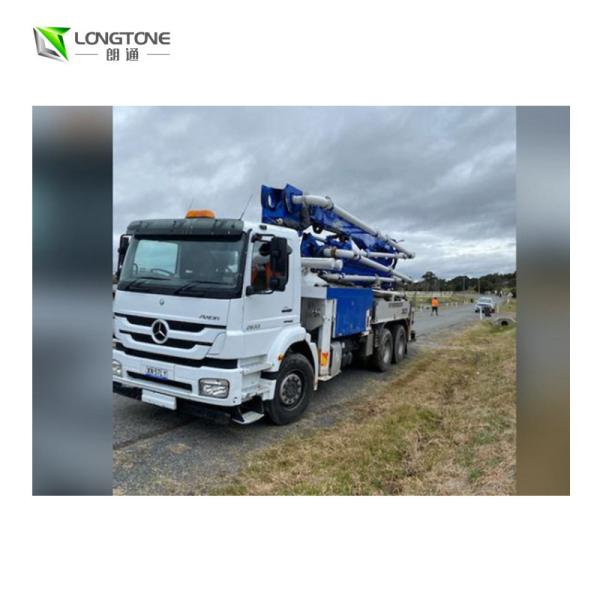 Used Sany Yellow Concrete Truck With Max. Pressure 6 - 6.6 MPa Max. Aggregate