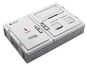 China IP44 Protection Level Electrical Power Meter Box / Digital Electric Meter Box factory