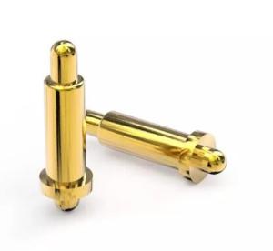 China High Precision Brass Contact 4mm Double Sided Pogo Pins Spring Loaded Double Head factory