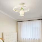 Design Sense Valley Cream Lily LED Ceiling Light For Living Room Bedroom