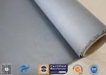 Welding Curtain / Fire Blanket 510g Gray Color 0.45mm Silicone Coated Fiberglass