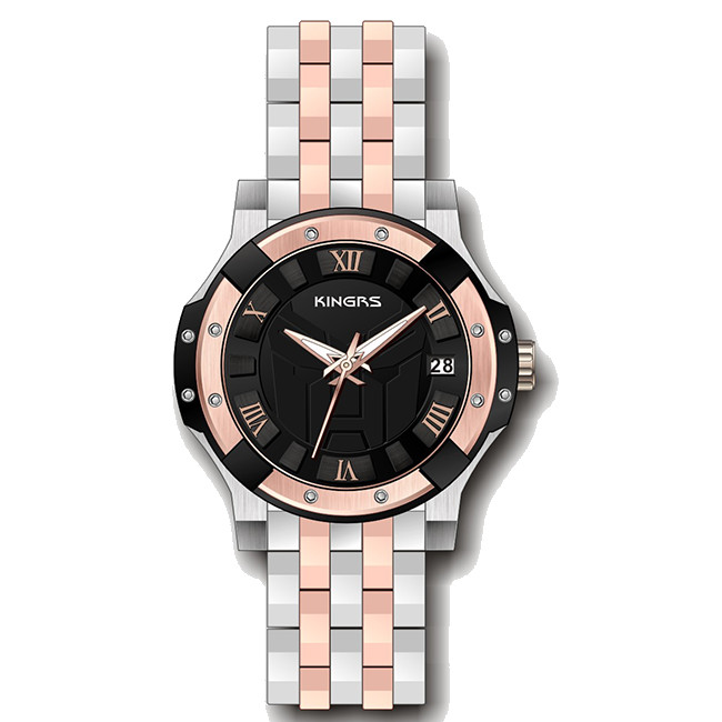 OEM Full Stainless Steel Mens Watches 5ATM Water Resistant 48.0mm