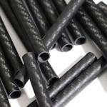 High Bend Strength and Stiffness Carbon Fiber Twill Roll Wrapped Tubing