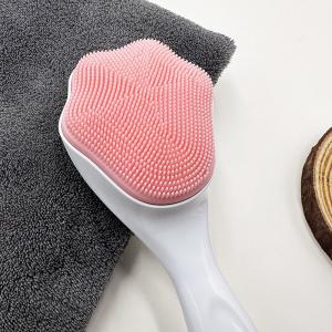 China MHC Facial Waterproof Cleaning Brush Scrubber Exfoliator Cute Silicone Massage Brush factory
