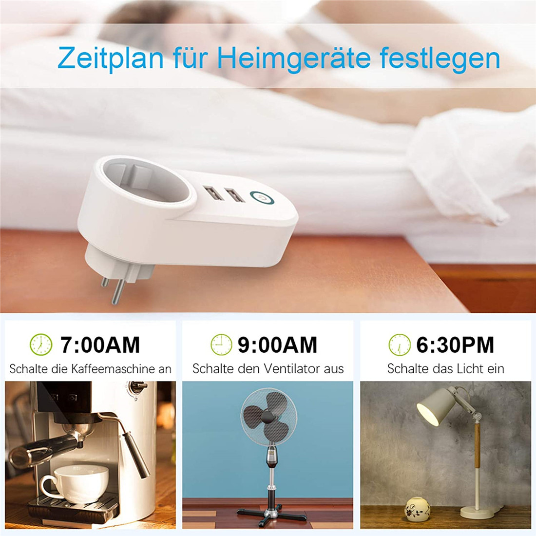 Wi-Fi Dual USB Socket