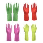 M 50g Cotton Spray Flocklined Household Cleaning Gloves For Dishwashing
