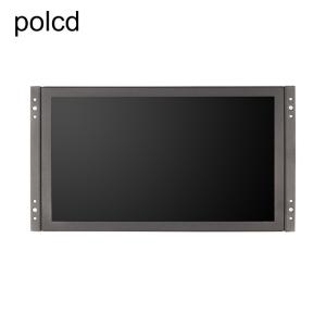 China Metal Case Polcd 11.6&quot; Industrial LCD Monitor With Hanging Ear Open Frame Touch Screen factory