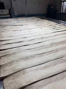 China Figured Sycamore Wood Veneer Quarter Cut Fiddleback factory