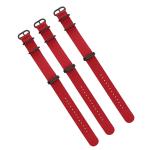 16mm Nylon Strap Watch Bands , OEM Wrist Watch Belt Pure Color