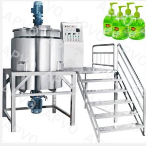 China 65RPM SUS304 Liquid Detergent Manufacturing Machine 500L Liquid Chemical Mixer factory