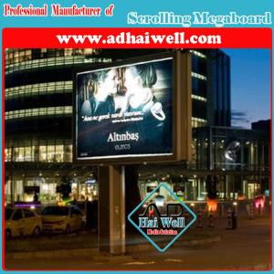 China Outdoor Mega Board Scrolling LED Light Box Billboard factory