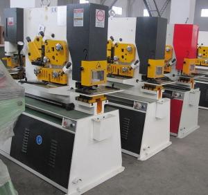 China Q35Y Combined Hydraulic ironworker Machinery , Steel Hole Punch Machine factory