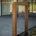 3mm Thick Decorative Rustic Corten Steel Water Wall Durable
