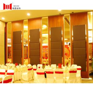 China Geling Fashion Operable Partition Wall 900-1230MM Width Fire Rated factory