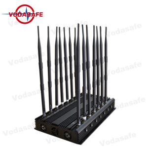 China 40W 10-60m Mobile Phone Signal Jammer 14 Antennas LTE 700MHz factory